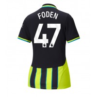 Dámy Fotbalový dres Manchester City Phil Foden #47 2024-25 Venkovní Krátký Rukáv